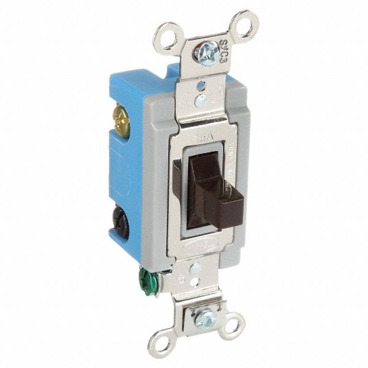 Toggle Switch, Single Pole/Double Throw, Wall Switch - 3D376|HBL1556 ...