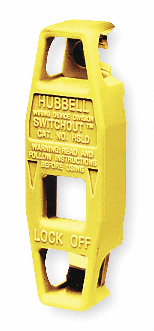3D385 - Toggle Swtch Lockout Yellow. PK2