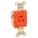 RECEPTACLE, SINGLE, 5-15R, 125V AC, 15 A, ORANGE, 2 POLE/3 WIRE, SCREW TERMINALS