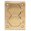 Brass Electrical Floor Box Covers