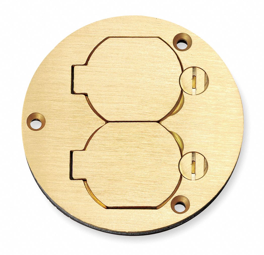 Round Floor Outlet Cover Plate Fantastic Savings | www.pinnaxis.com