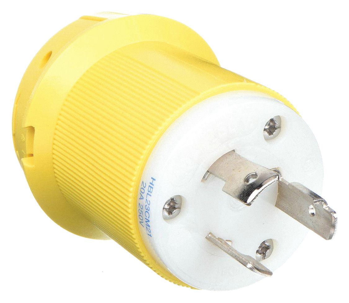 L620P, 250V AC, Locking Plug 3D564HBL23CM21 Grainger