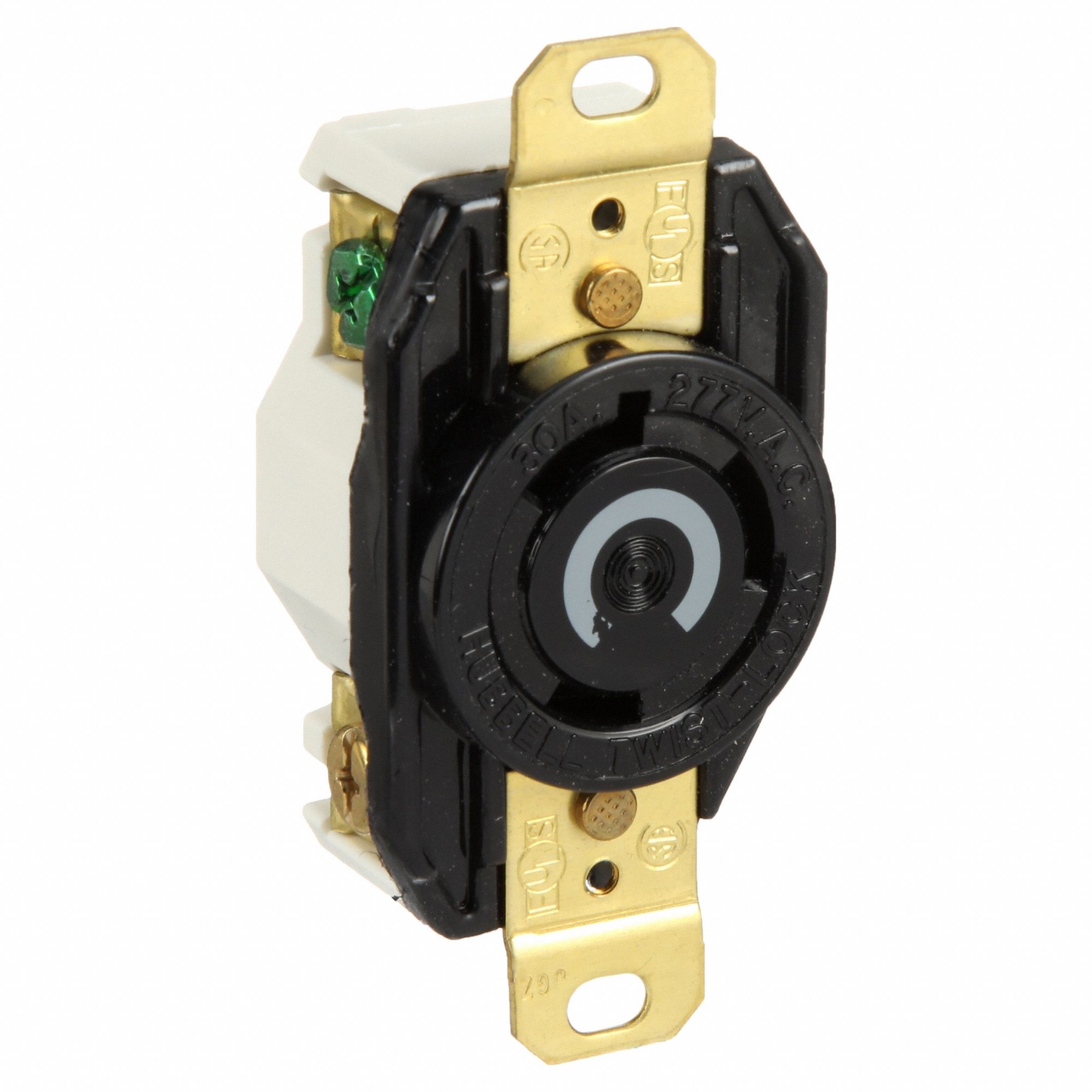 L7-30R, 30 A, Locking Receptacle - 3D624|HBL2630 - Grainger
