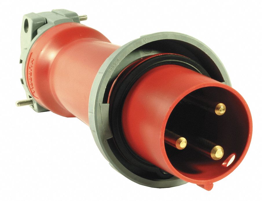 Pin and Sleeve Plug: 100 A, 480V AC, IEC Grounding, 30 hp Horsepower Rating