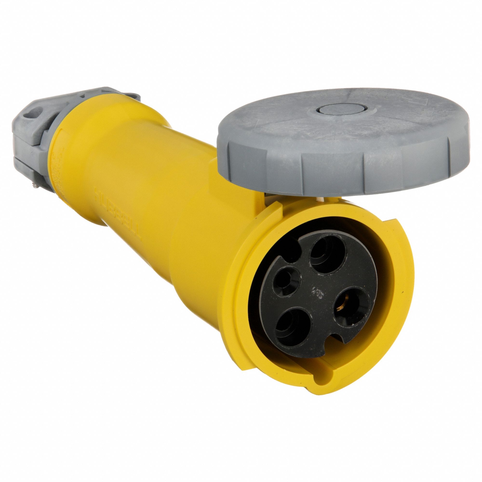 Watertight Pin and Sleeve Connector: 60 A, 125V AC, 2 hp Horsepower Rating, IEC Grounding
