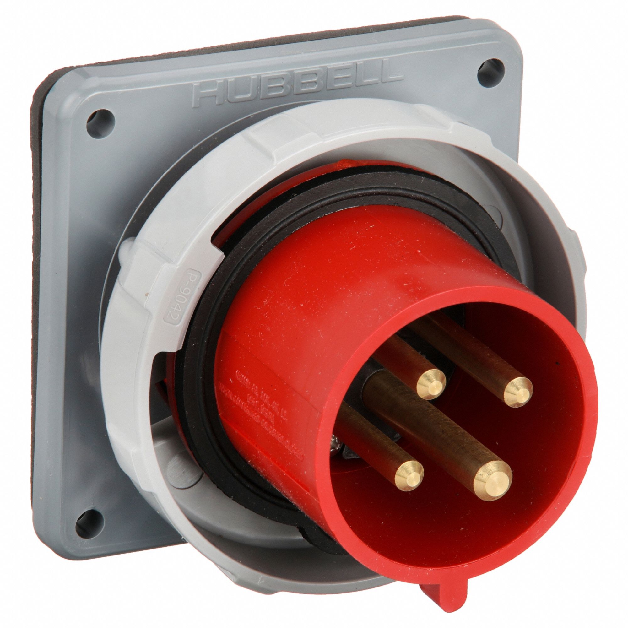 30 A, 480V AC, Watertight Pin and Sleeve Inlet - 3D765|HBL430B7W