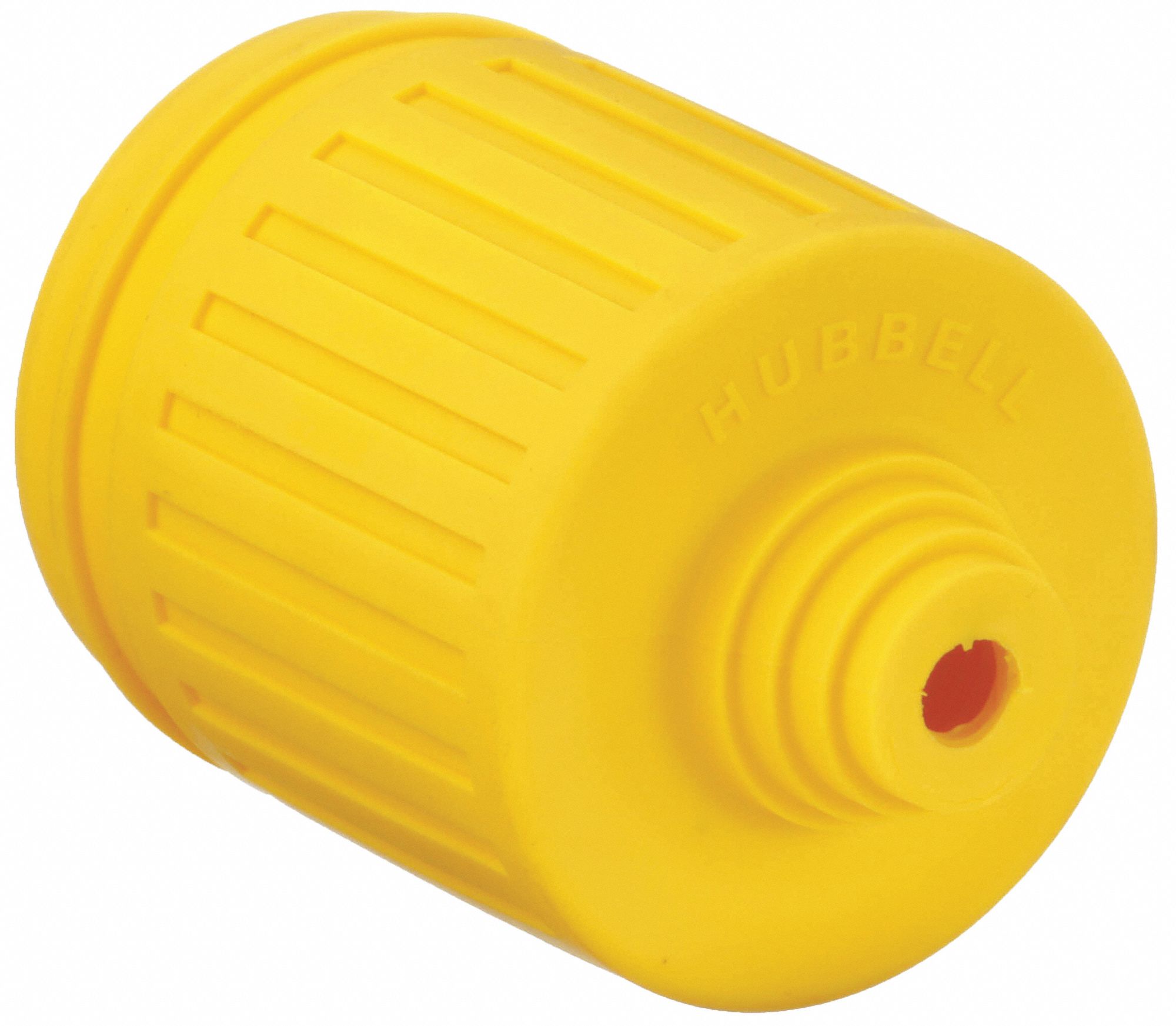 WEATHERPROOF BOOT, YELLOW, FOR USE WITH STRAIGHT BLADE OR 15A LOCKING PLUGS AND CONNECTOR BODIES