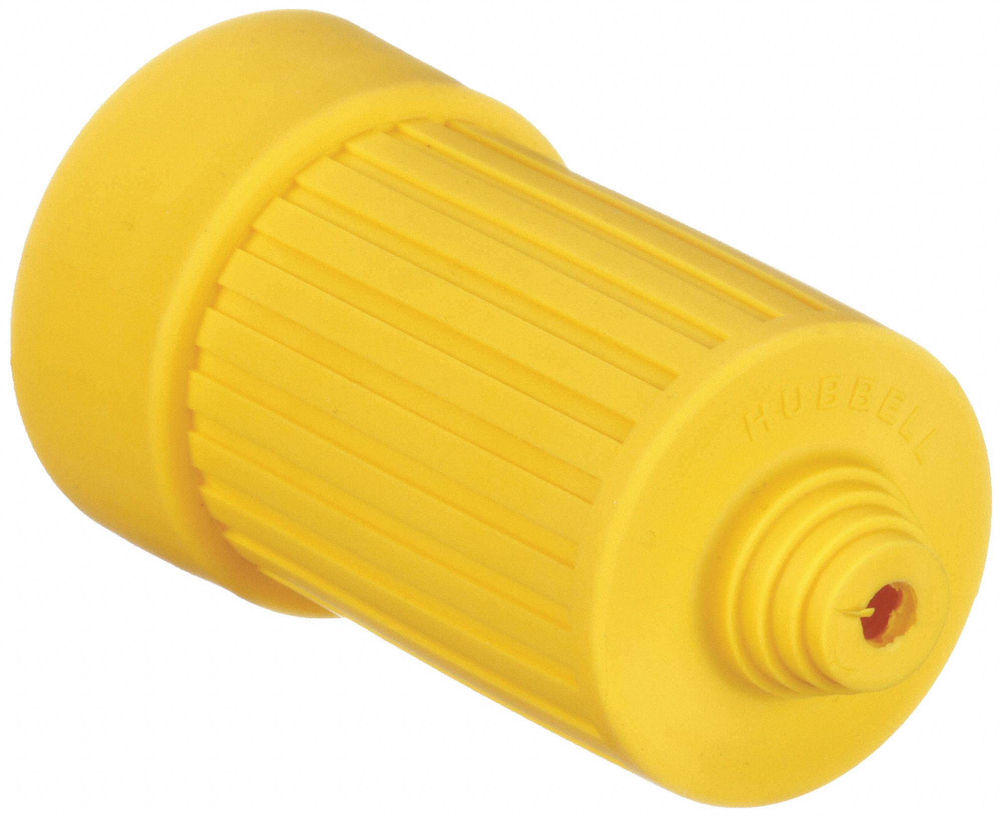 WEATHERPROOF BOOT, YELLOW, FOR USE WITH STRAIGHT BLADE OR 15A LOCKING PLUGS AND CONNECTOR BODIES