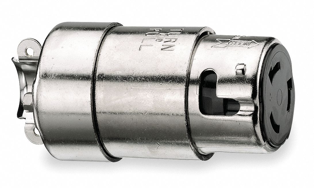 HUBBELL WIRING DEVICEKELLEMS 50 Amp Marine Grade Locking Connector