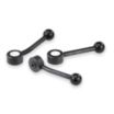 Low Profile Adjustable Tension Levers with Internal Threads