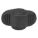 MINI WING HAND KNOB, THREADED BUSHING, STAINLESS STEEL, M6, 0.59