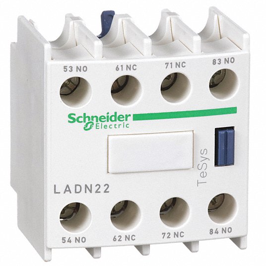 Lot of 5 Schneider Electric LADN22 Auxilary Contact 