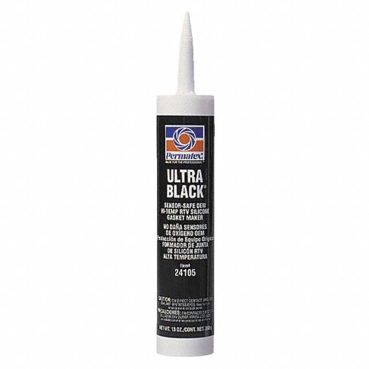 PERMATEX Increased Oil Resistance RTV Silicone Sealant, 65 to 500°F
