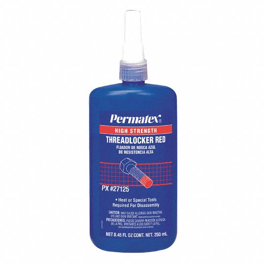 PERMATEX Threadlocker 3DPK927125 Grainger