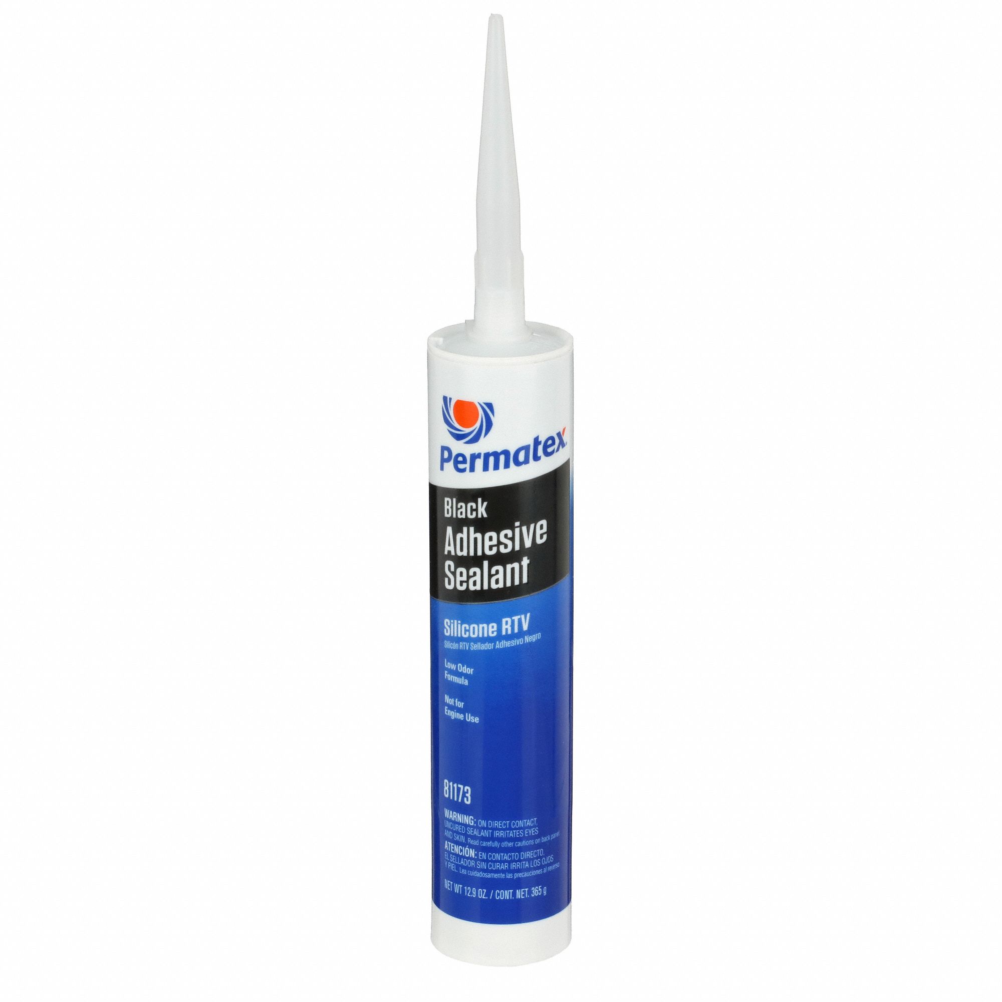 PERMATEX, Low Odor Silicone RTV, 12.9 oz, Gasket Sealant 3DPT181173