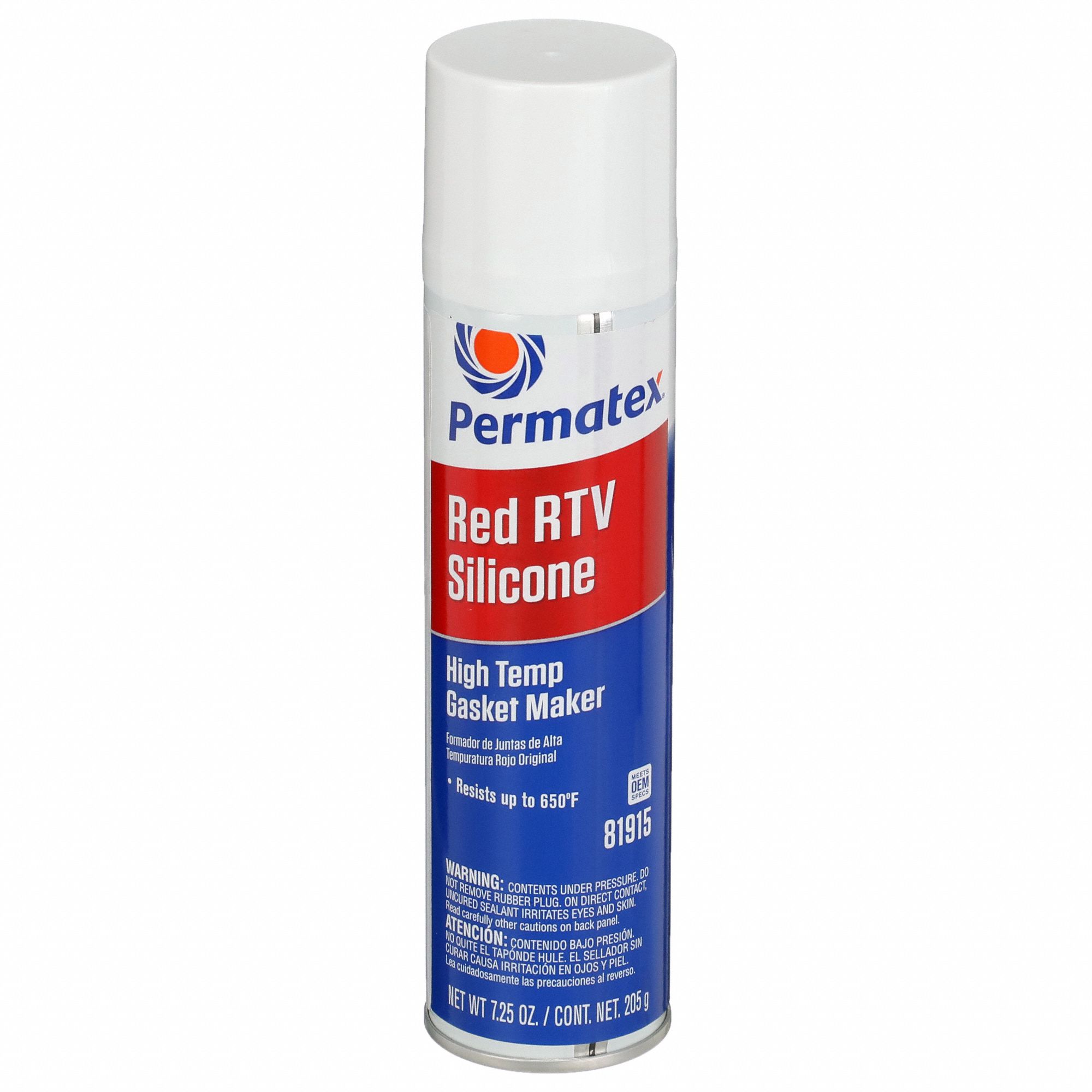 Permatex® Clear RTV Silicone Adhesive Sealant, 7.25 OZ - Permatex