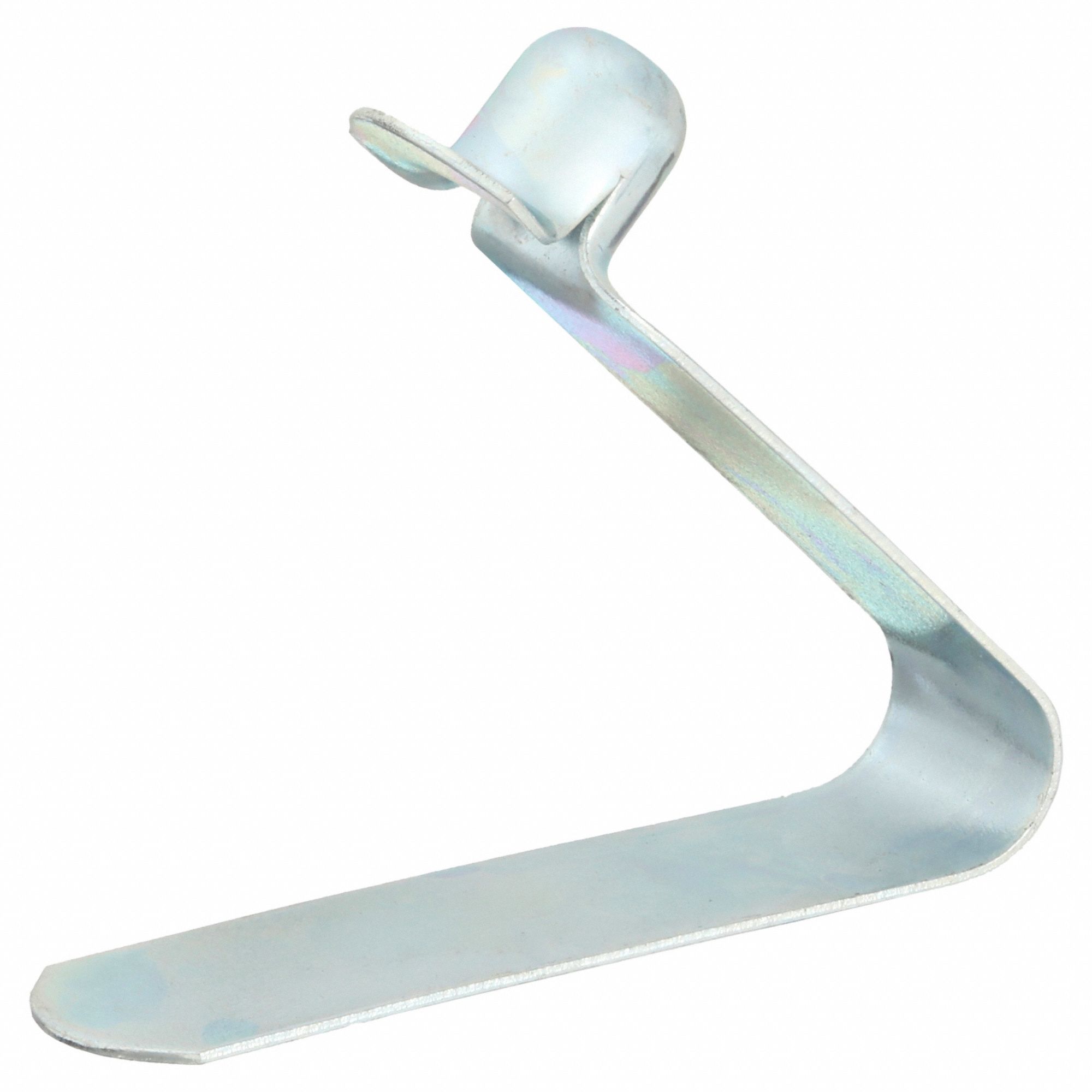 Snap Button: Single End, 0.365 in Wd, 0.018 in Thick, Steel, C-1050, Zinc Plated, 10 PK