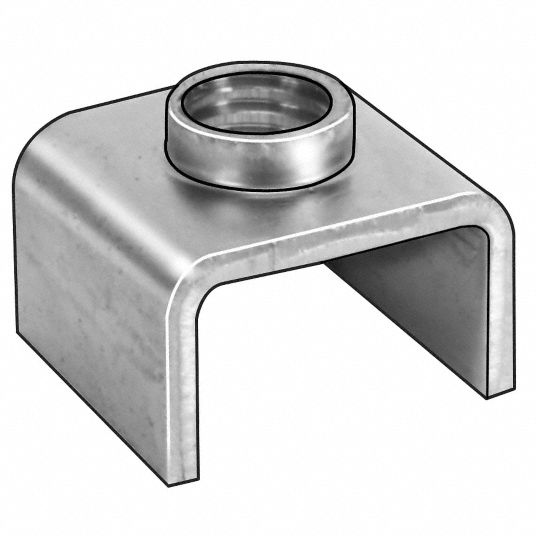 GRAINGER APPROVED TeeJoint Fastener Square TJoint Nut, Steel, C1008