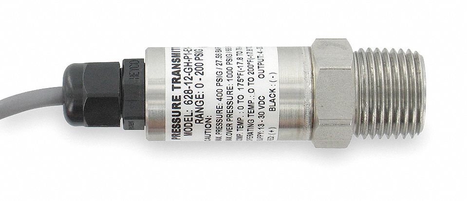 Pressure Transducer,0-100psi,36In Lead
