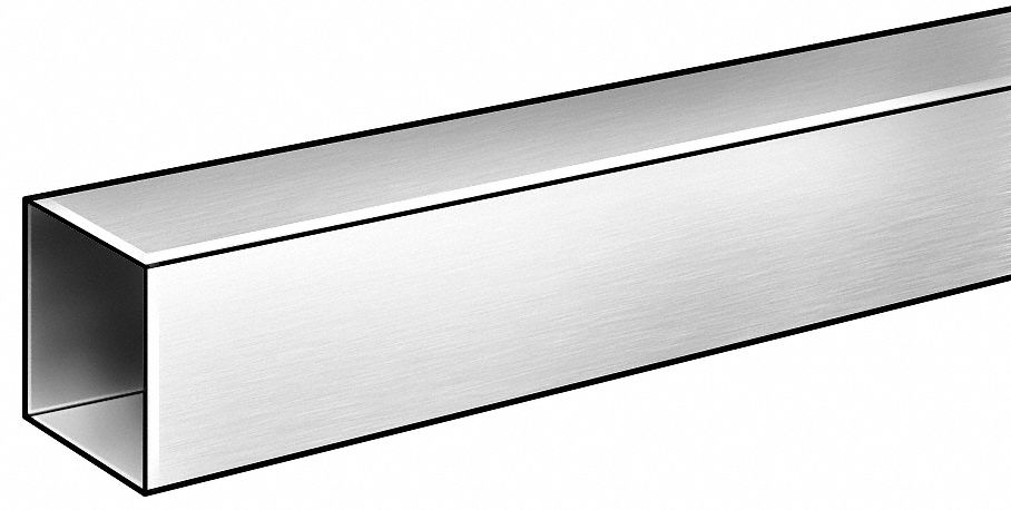 79075 GRAINGER APPROVED Aluminum Angle,Al,6061,1/8 In T,1 In Leg,8 Ft L