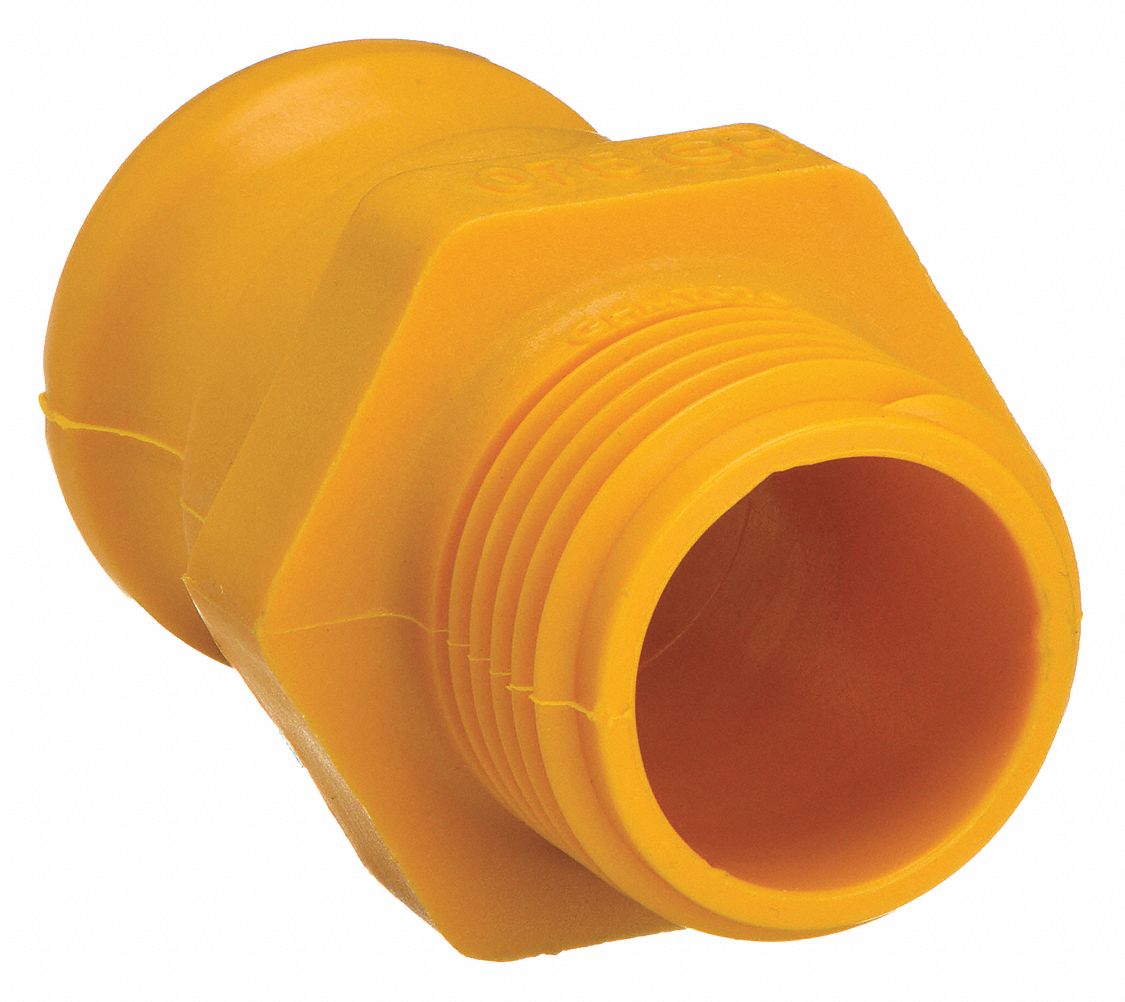 GARDEN HOSE ADAPTER, ¾ X ¾ IN FITTING SIZE, MALE X MALE, GHT X GHT