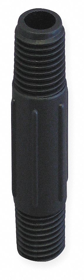GRAINGER APPROVED NIP200-6 Nipple,2 x 6 In,MNPT,Poly,Black 