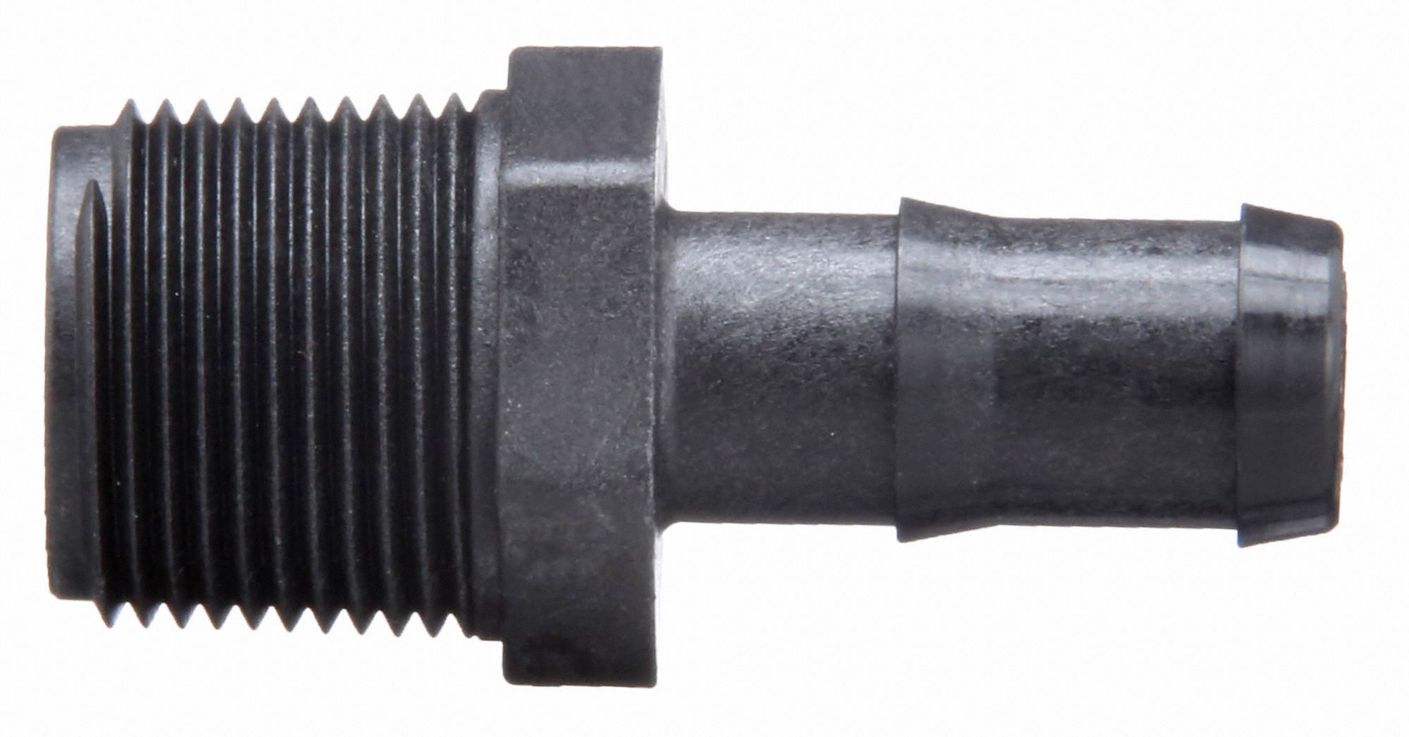 BANJO Barbed Hose Fitting For 1/4 in Hose I.D., Hose Barb x NPT, 1/2
