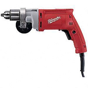 DRILL, CORDED, ½ IN CHUCK, KEYED, 850 RPM, 120V AC/8A, PISTOL GRIP, TRIGGER SWITCH