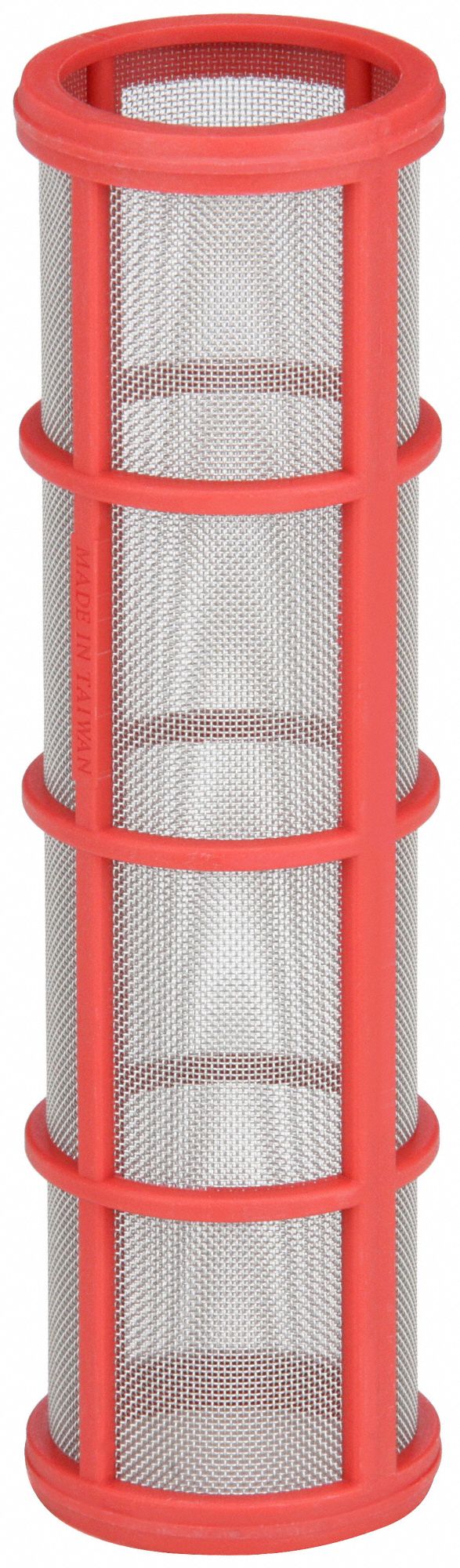 STRAINER SCREEN: 28 MESH, 5¾ IN LENGTH, 316 STAINLESS STEEL