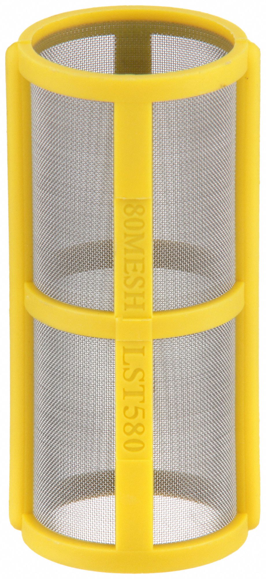 STRAINER SCREEN: 80 MESH, 2¾ IN LENGTH, 316 STAINLESS STEEL