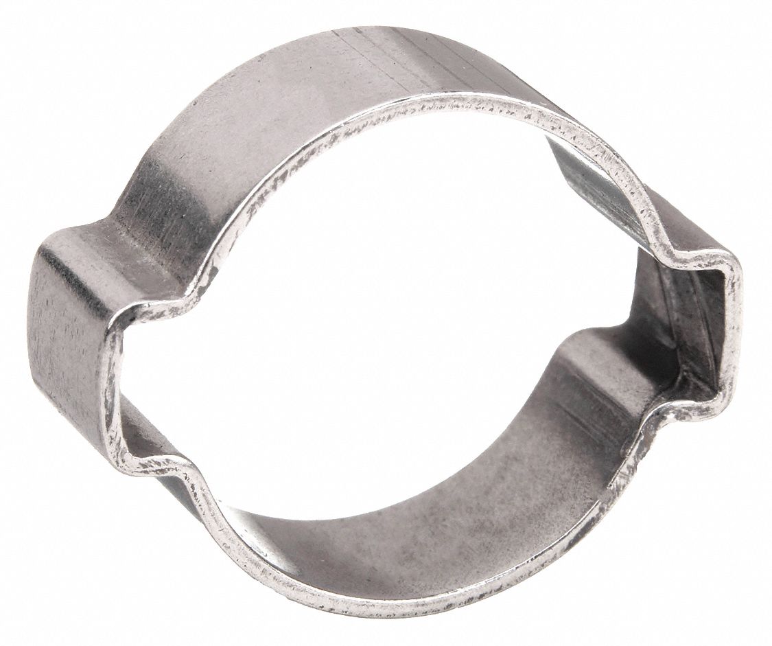 HOSE CLAMP, ¾ IN TO 29/32 IN CLAMPING DIA, 304 STAINLESS STEEL, 3,600 N MAX CLOSING FORCE