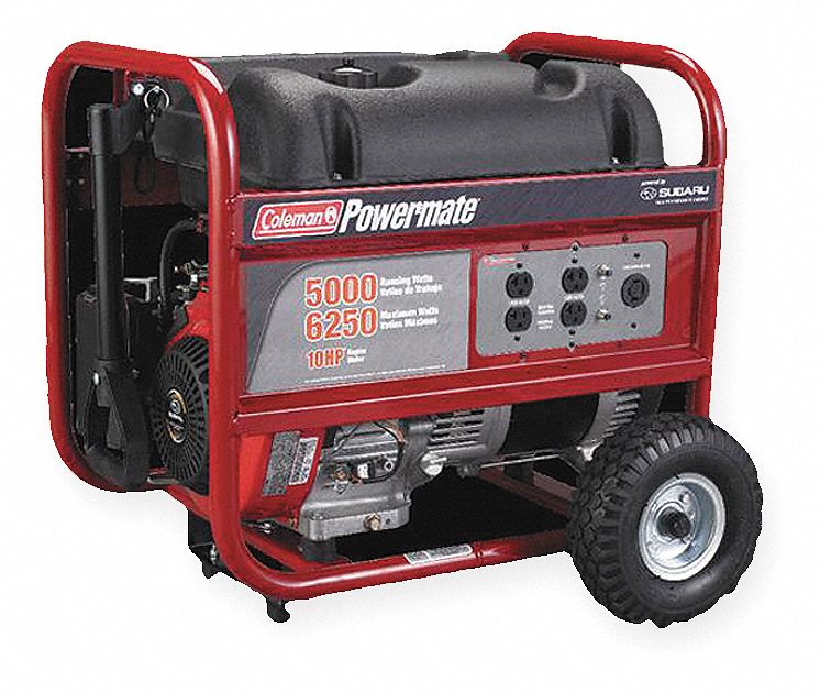 Powermate PM0435001 5000 Watt Portable Generator W/ Subaru Engine ...