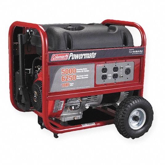 POWERMATE Portable Generator, Conventional, Generator Fuel Type ...