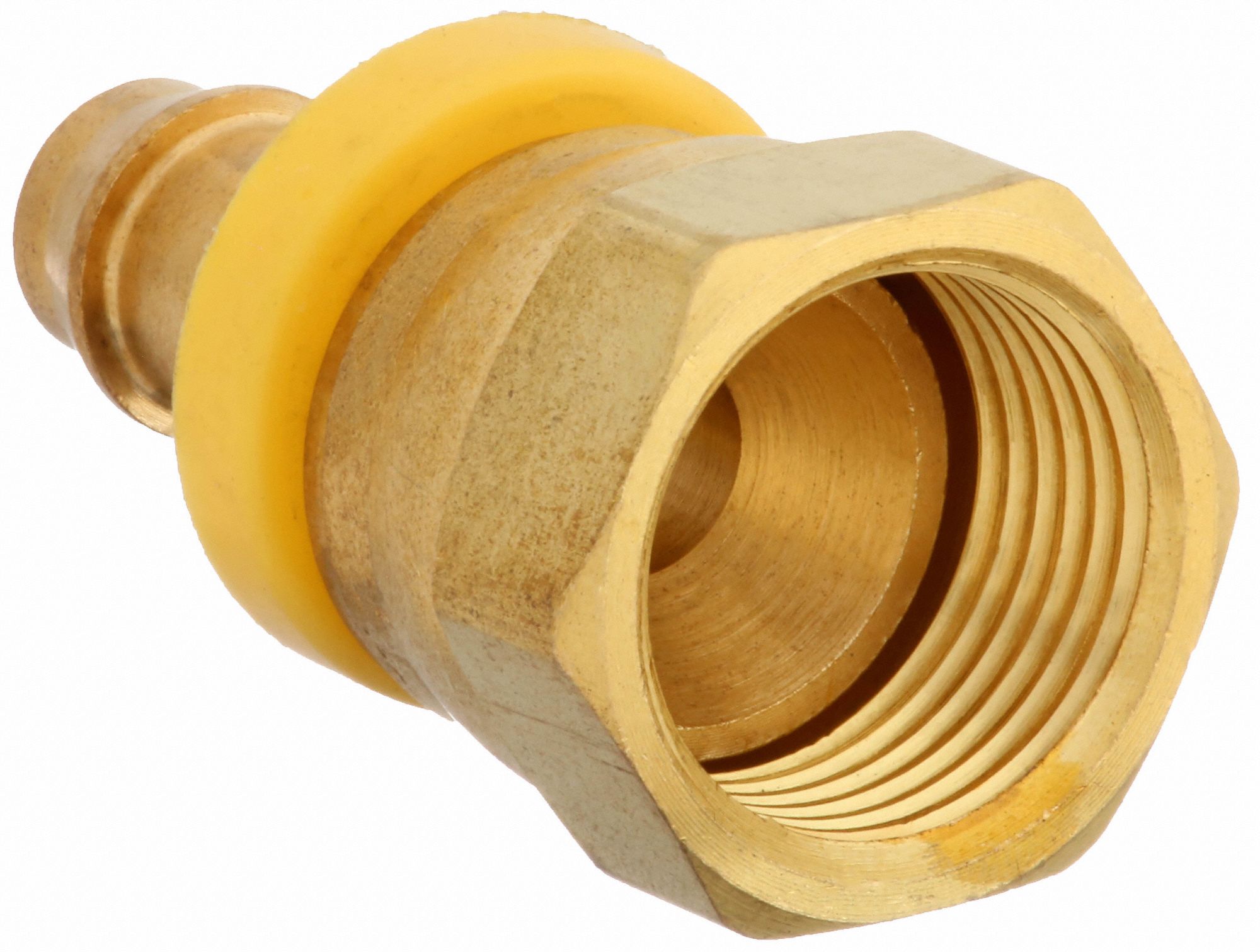 CONTINENTAL PushOn Hose Fitting JIC x Hose Barb, 1/2 in x 3/8 in