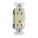 DECORATOR DUPLEX RECEPTACLE,5-15R,15 A