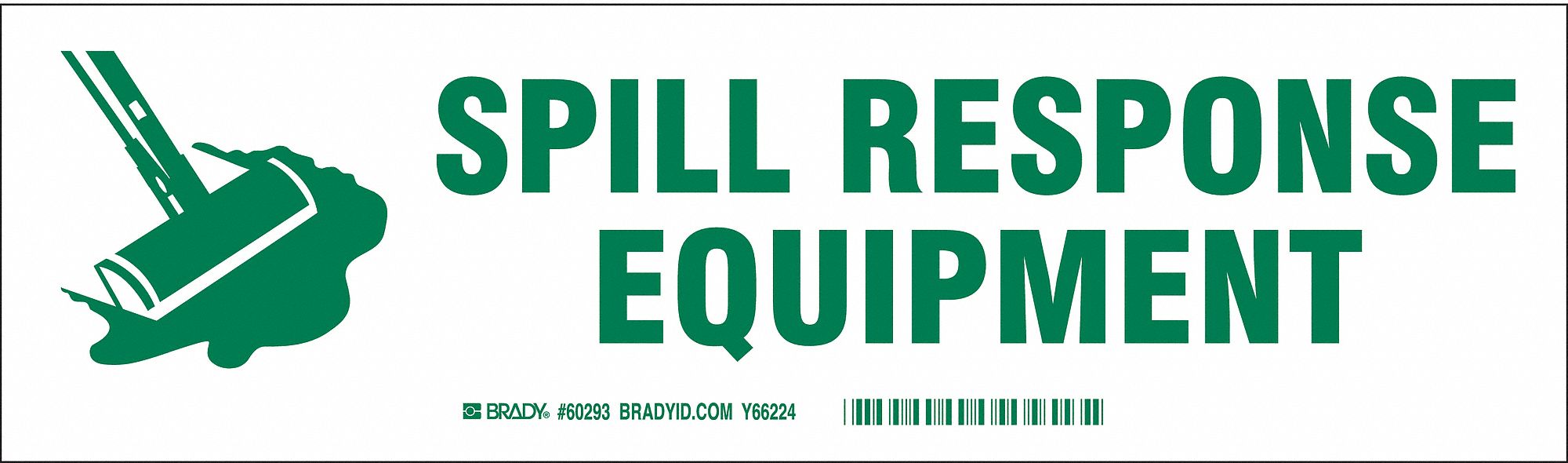 Label, 3 1/2 in x 12 in, Polyester