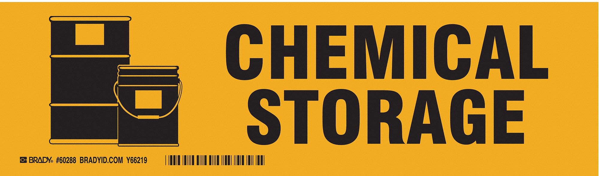 Label, 3 1/2 in x 12 in, Polyester