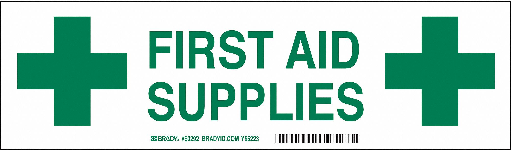 Label, 3 1/2 in x 12 in, Polyester