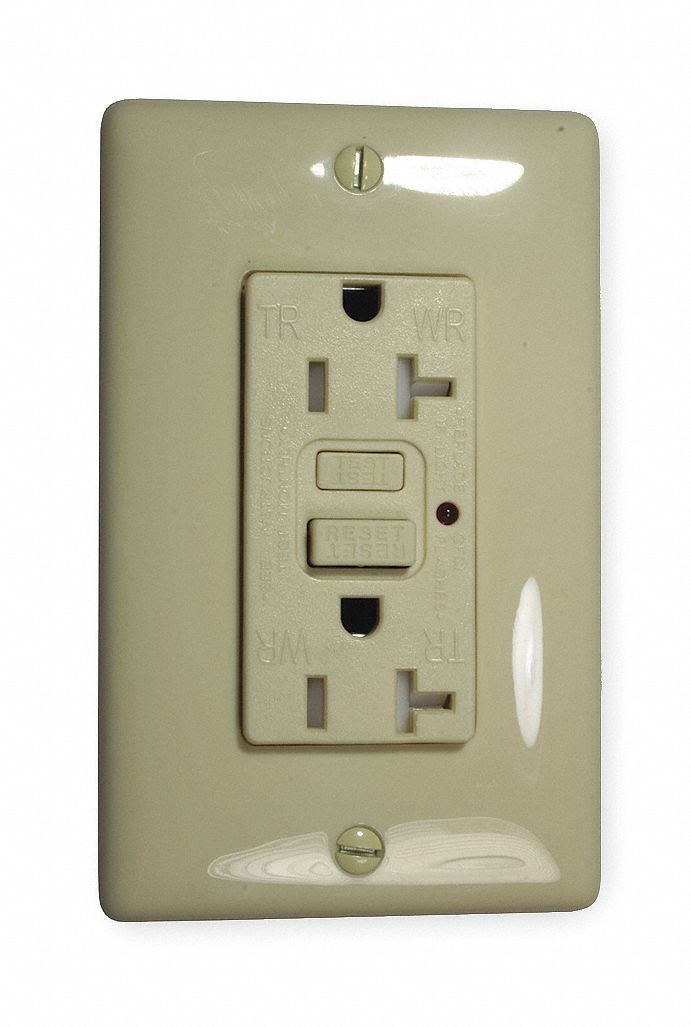 Hubbell Wiring Devicekellems Gftr20i GFCI Receptacle 20a Commercial Ivory for sale online 