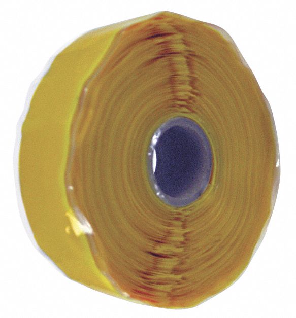 REPAIR TAPE, SELF-FUSING TAPE, 1 IN X 12 YARD, YELLOW