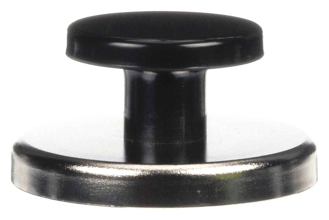 Ceramic Magnets: Encased with Handle, 0.374 in Thick, 2 5/8 in Outside Dia