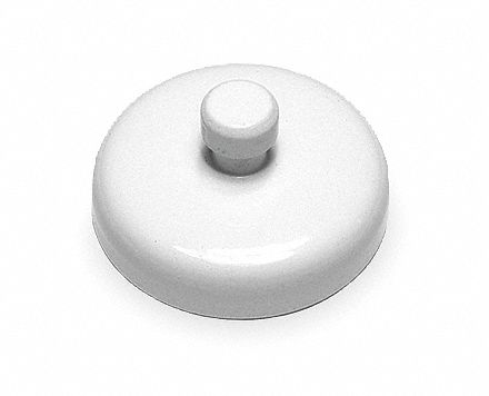 Post Hook White Metal 1/4 in D