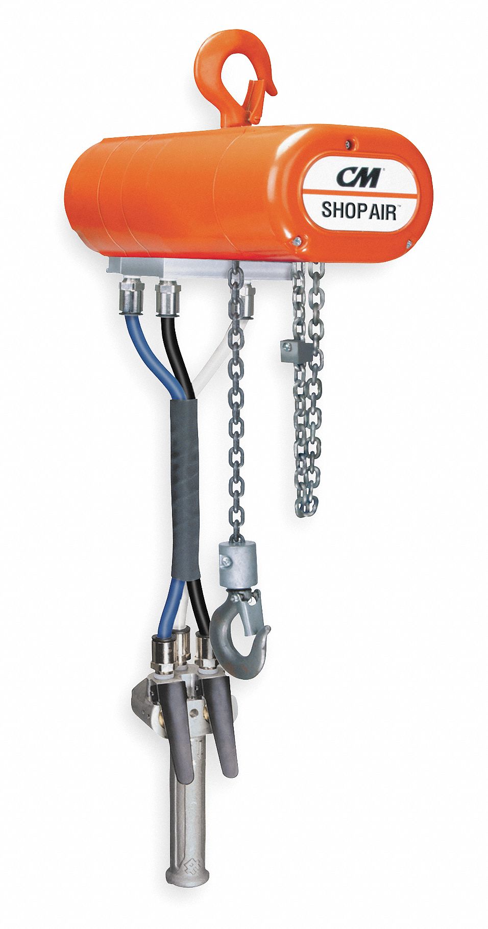 CM SHOPAIR Air Chain Hoist, 500 lb Load Capacity, 10 ft Hoist Lift ...