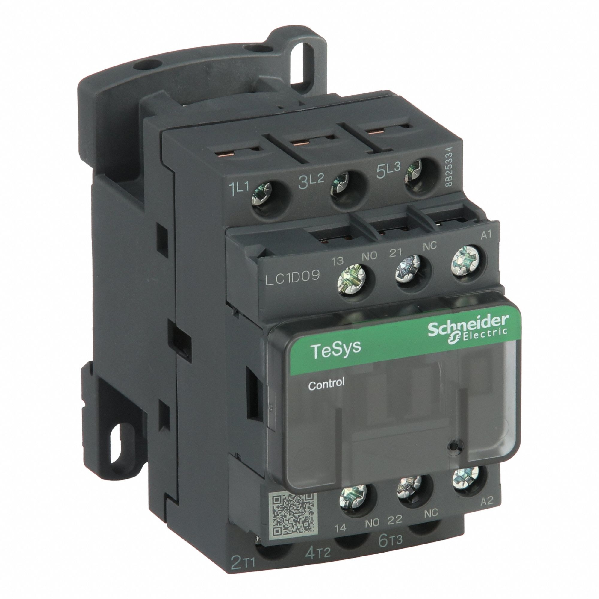 IEC Magnetic Contactor: Non-Reversing, 3 Poles, 3NO Contacts, 9 A, 24V AC Coil