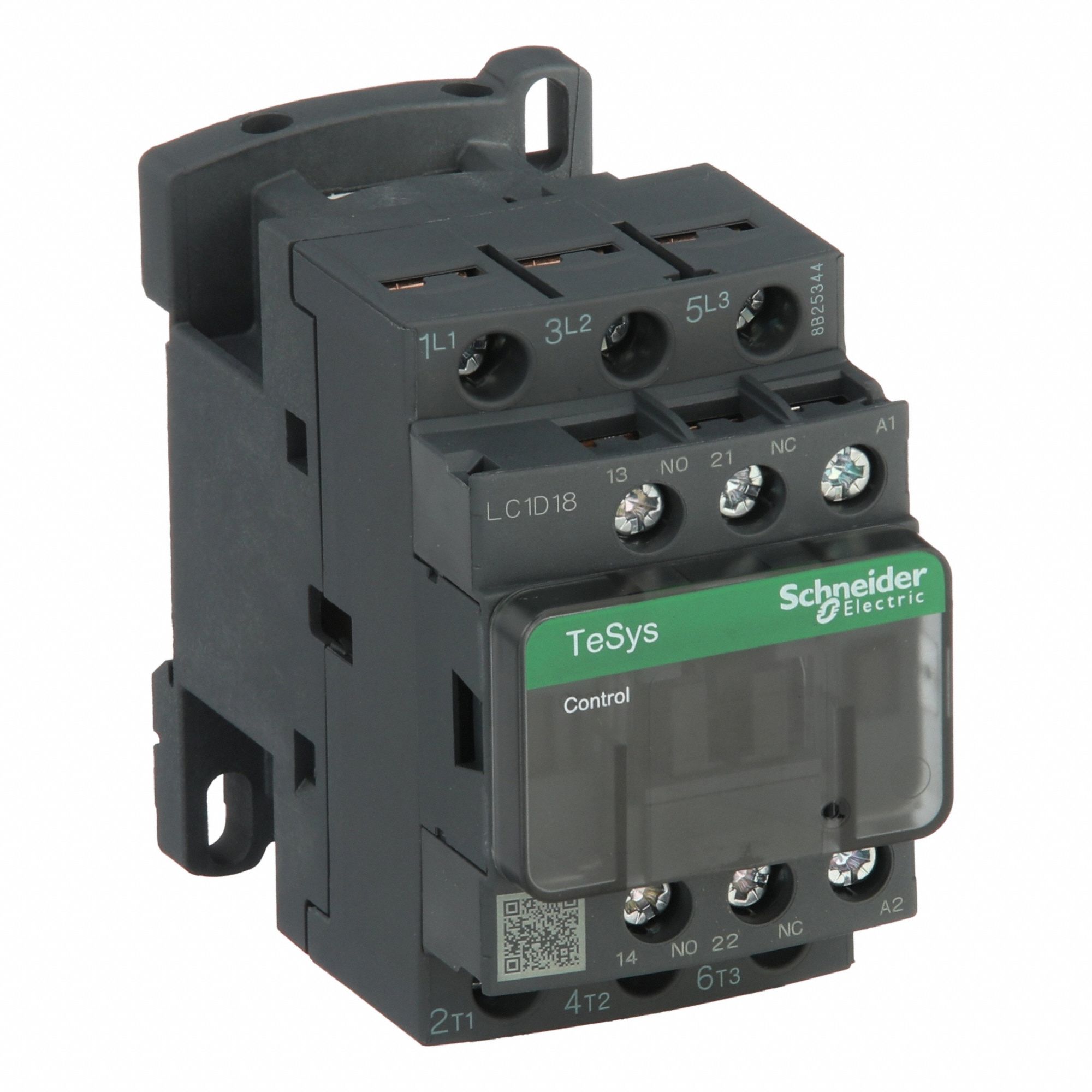 IEC Magnetic Contactor: Non-Reversing, 3 Poles, 3NO Contacts, 18 A, 24V AC Coil