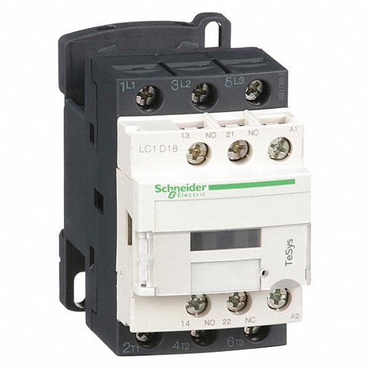 24V AC IEC Magnetic Contactor; No. of Poles 3, Reversing: No, 18 A Full Load Amps-Inductive