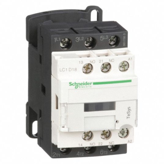 Schneider Electric 120v Ac Iec Magnetic Contactor No Of Poles 3 Reversing No 18 Full Load Amps Inductive 3dy36 Lc1d18g7 Grainger