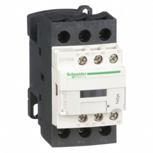 historia Bourgeon ganancia SCHNEIDER ELECTRIC, 24 V AC Coil Volts, 25 A Full Load Amps-Inductive, IEC  Magnetic Contactor - 3DY43|LC1D25B7 - Grainger