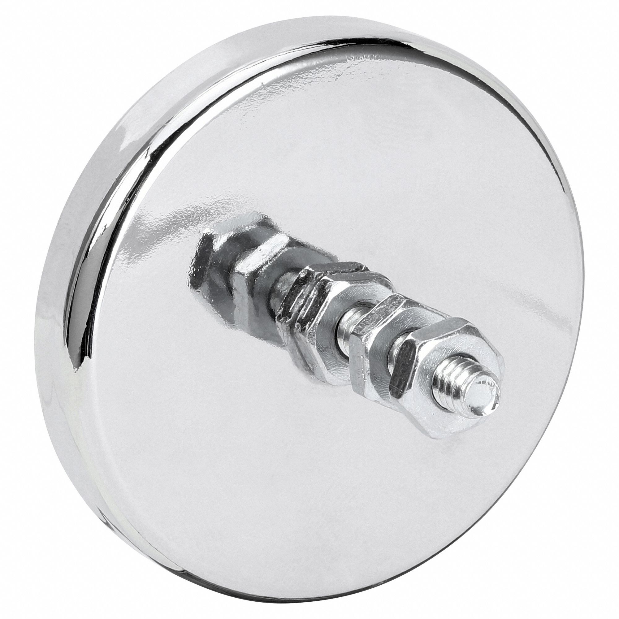 Post Hook: 90 lb Wt Capacity, 1 Hooks per Base, Silver, 1 Points per Hook