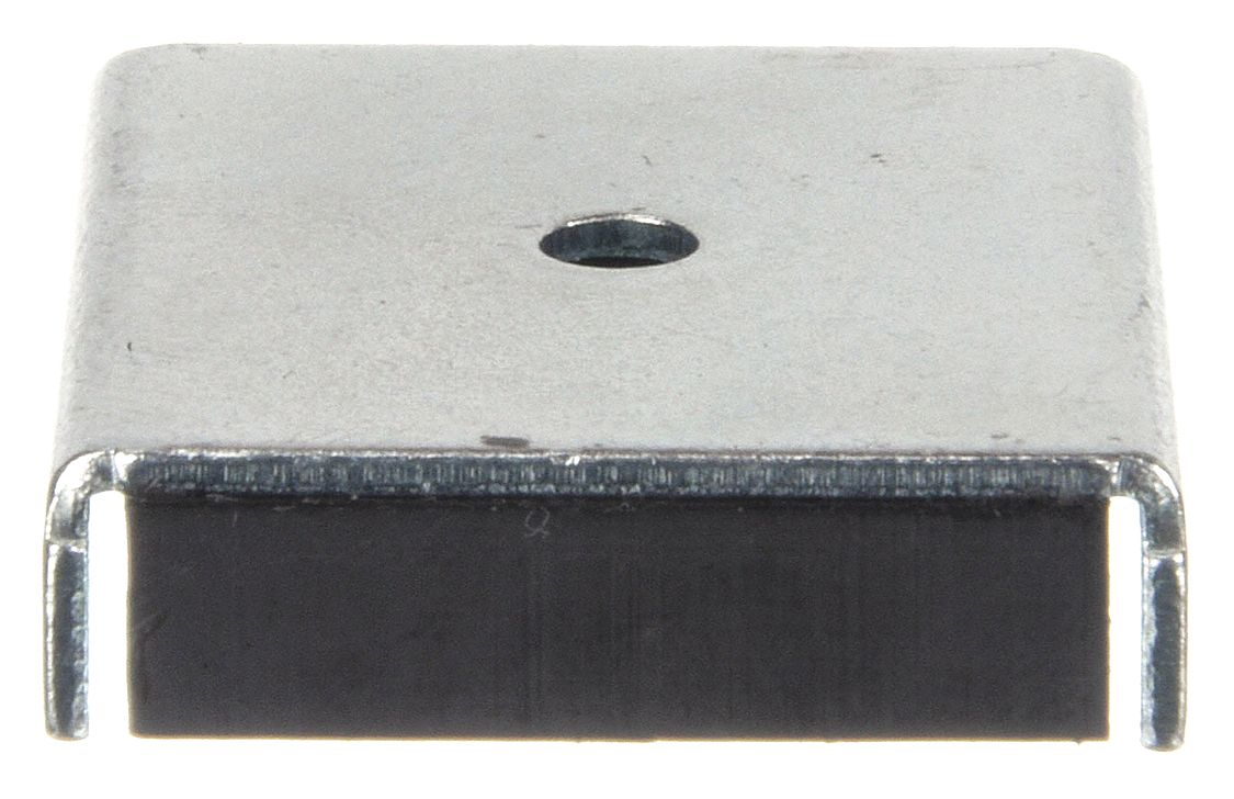Ceramic Magnets: Encased, 7/8 in Wd, 0.25 in Thick, 1 in Lg, Rectangular